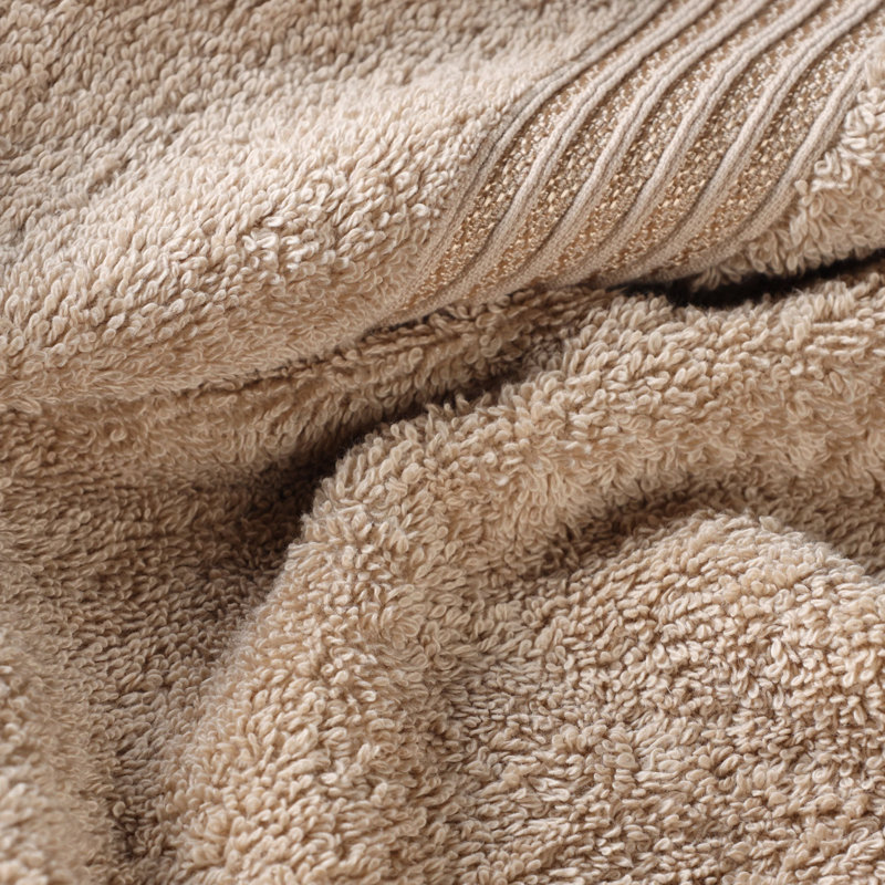 Oleg Heritage Egyptian Cotton Soft Absorbent Luxury Bath Sheet or Towel Set, Taupe, Bath Sheets - 2 Pack