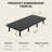 Boltz Zero Gravity Adjustable Bed Frame with Head & Foot Lift & Wired Remote-79080806