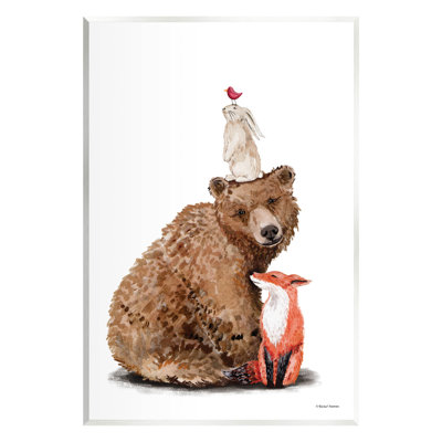 «Woodland Creatures Nature Animals», art mural par Rachel Nieman