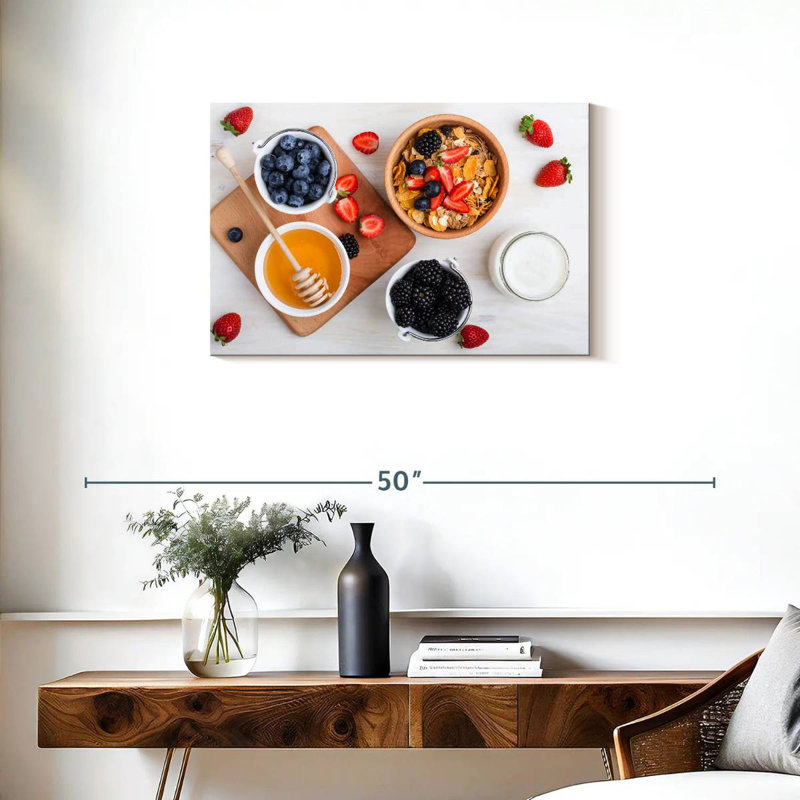 Yarlin Berry Cereal Breakfast, 20" H x 30" W
