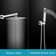 2 - Functions Pressure Balancing Shower Faucet with Rough-in Valve