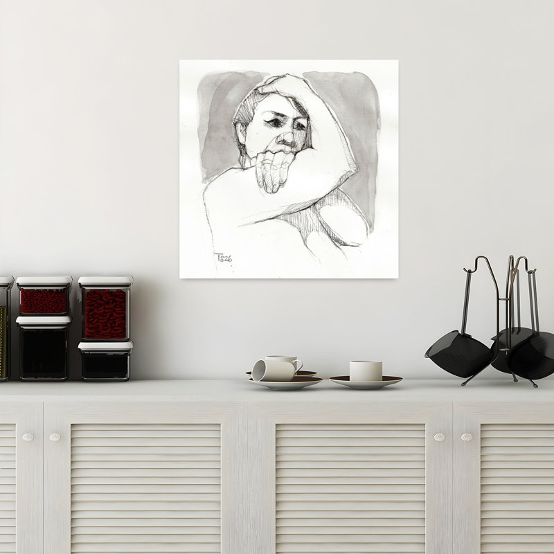 Marissa Abstract Contemporary Wall Art, 18" H x 18" W