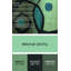 Tapis abstrait en laine / polyester tissé à la machine Anastasius - turquoise / bleu / noir-76886307