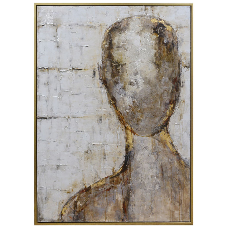 Silhouette II - peinture à cadre flottant