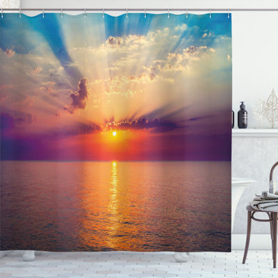 Shower Curtain with Hooks Included