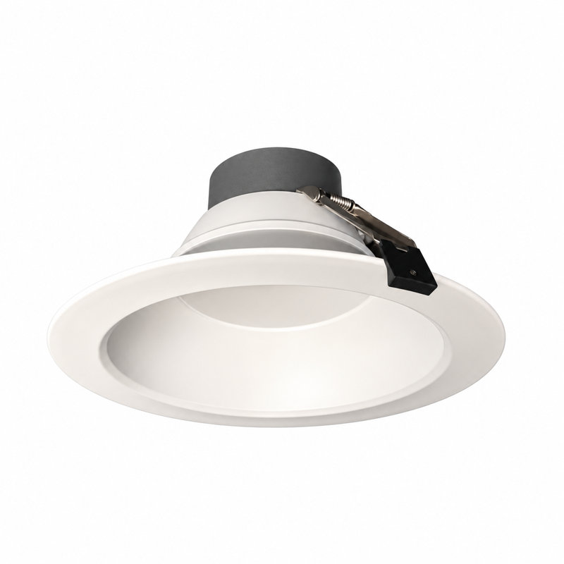 Éclairage à DEL commercial E2 L Lighting | 8 po | Puissance réglable 12/16 / 22W | 0-10V à intensité variable | 3CCT réglable 3000K 4000K 5000K