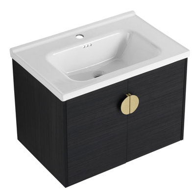 28-Inch Wall Mounted Bathroom Vanity