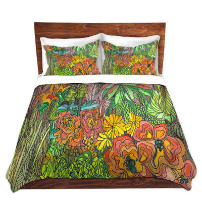 Polyester Floral Duvet Cover