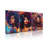 3 Piece Colorful Portraits Of African American Women Canvas Wall Art, Abstract Black Girl Femal Theme Picture Modern Framed Artwork For Living Room Home Decor 12X16inch