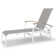 Askar Outdoor Rust-Resistant Metal Chaise Lounge
