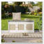 Banc de rangement pour chaussures avec portes en rotin tissé, banc de chaussures avec coussin-121086825