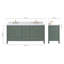 Ensemble de meuble-lavabo double 73 po Amariani-1712206128