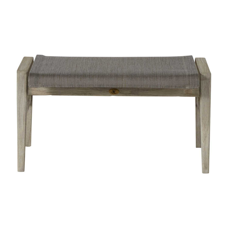 Coast Patio Ottoman, Oyster Teak