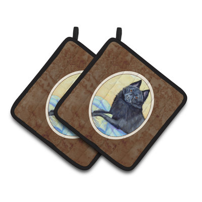 Caroline's Treasures Schipperke Polyester Potholder