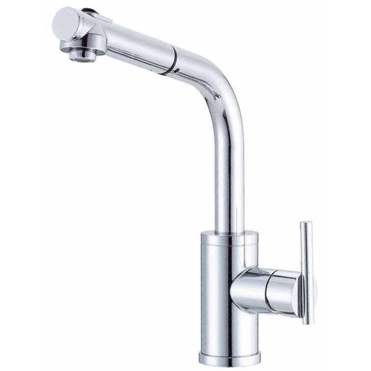 Parma Pull Out Faucet Single Handle Kitchen Faucet with Side Spray