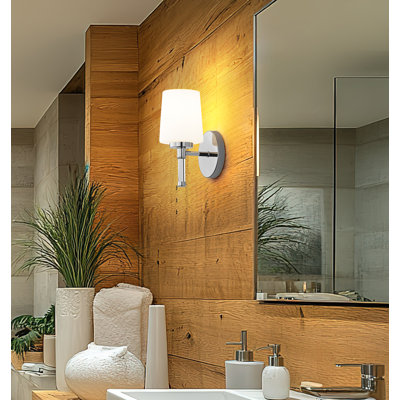 Kinzie 5.25 inch Chrome 1 Light Vanity