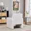 Chaise d'appoint rembourrée en velours Teddy