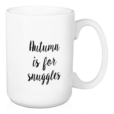 Grande tasse à café snuggles automne Porthleven
