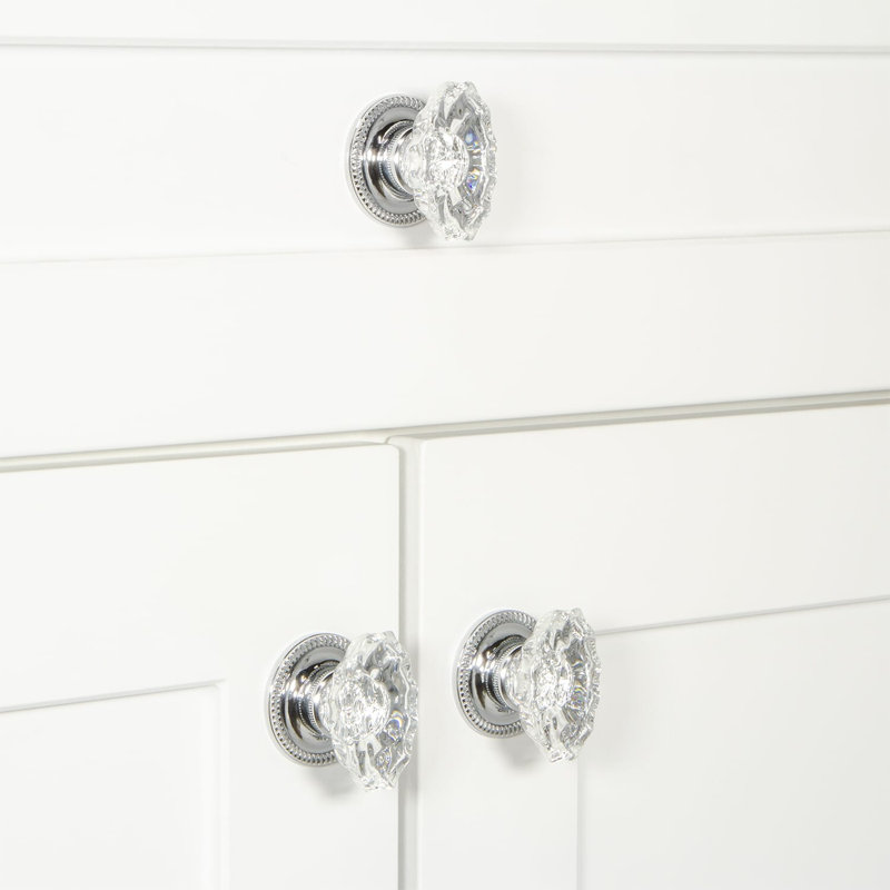 Poignée d'armoire Biarritz, Chrome brillant