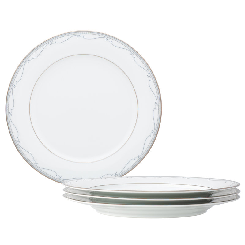Noritake Satin Flourish Dinner Plates, 10-1/2"