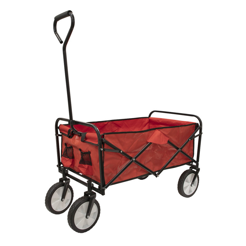 Velva 118cm H x 54cm W x 13cm D 70kg Canvas Platform Trolley