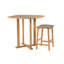 Essential Outdoor Square Teak Bar Table