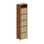 170cm H x 43cm W Bamboo / Rattan Bookcase