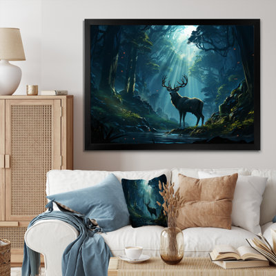 " Deer Dancing Shadows "