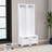 Standing Hall Tree Set Of 2, Multifunctional 3-in-1 Entryway Coat Rack-951346503