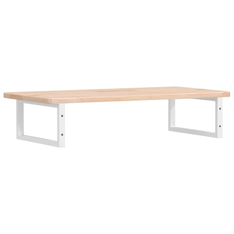 Daizhaun 100cm Solid Wood Bathroom Vanity Top, Oak/White
