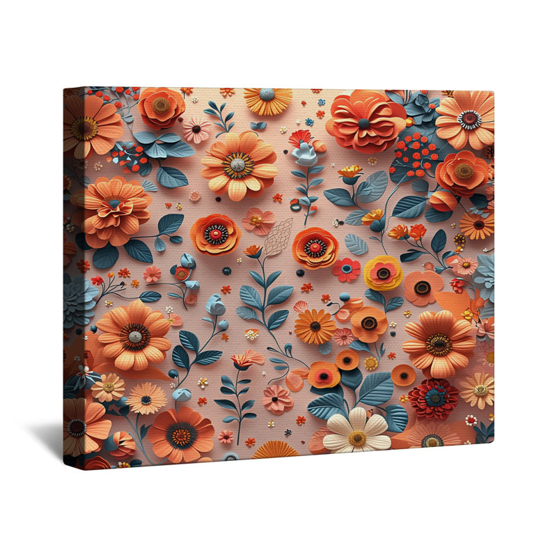 «Floral Arrangement», impression murale sur toile, 32 x 32 inches