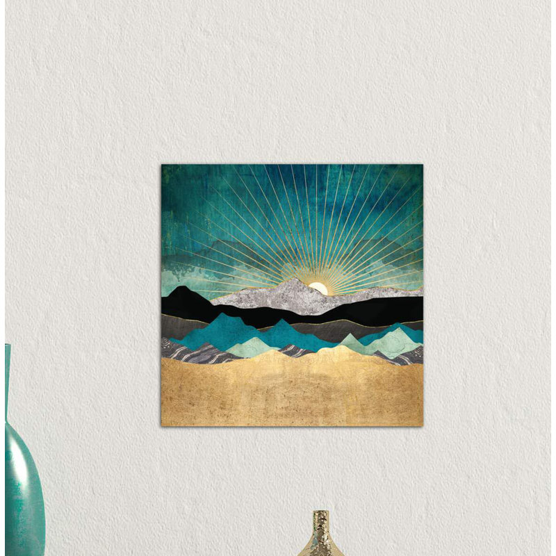 « peacock vista » par spacefrog designs-impression, H 37 po x l 37 po x P 1,5 po, Toile tendue