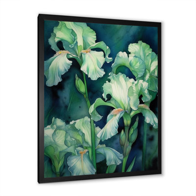 " Green Iris Petal "