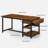 Kitchen Dining Table Set With Upholstered With Storage Drawers & Wine Rack-2122272151
