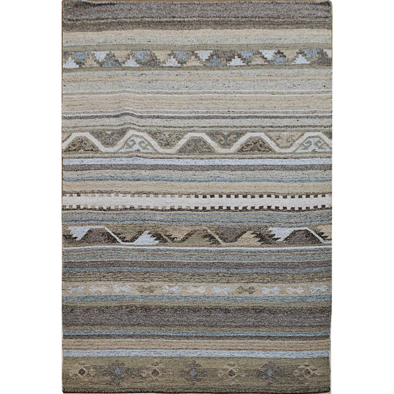 Southwestern Wool Area Rug, Rectangle 155 x 240cm