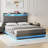 Lift Up Storage Bed Frame With Charging Station-563248622-563248620