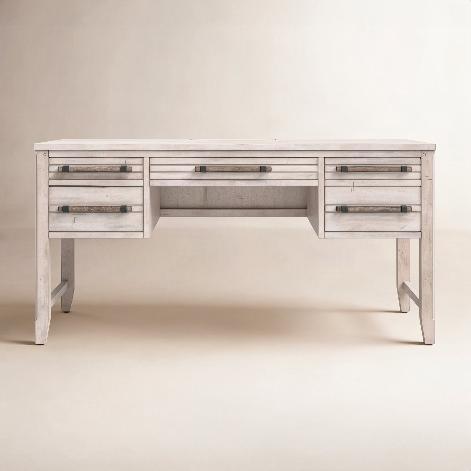 Sumi Writing Desk, Whitewash
