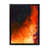 Impression noire sur toile encadrée sélectionné