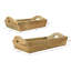 Solid Wood Tray - Set of 2