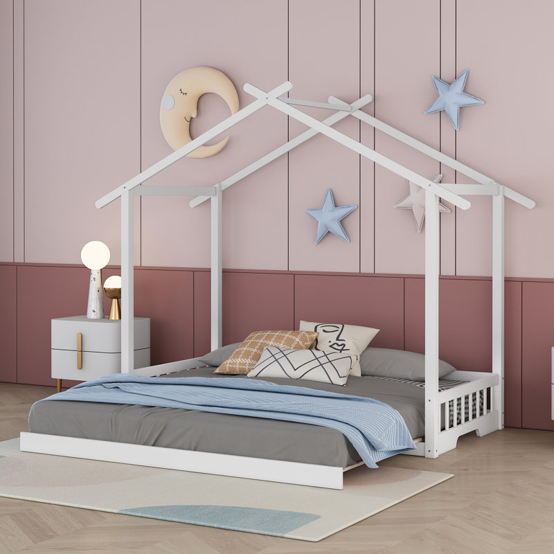 Lit de jour en bois extensible