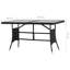 Garden Table 140X80x74 Cm Poly Rattan-895660641-895660640