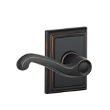 Flair Lever with Addison Trim Hall and Closet Lock