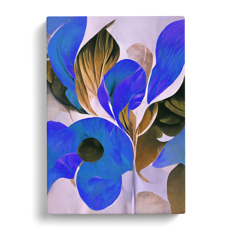 Floral Abstract No.3 - Wrapped Canvas, 60cm H x 40cm W x 3cm D