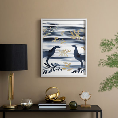 «Christmas Holiday Art CCLVII», reproduction encadrée - bois massif