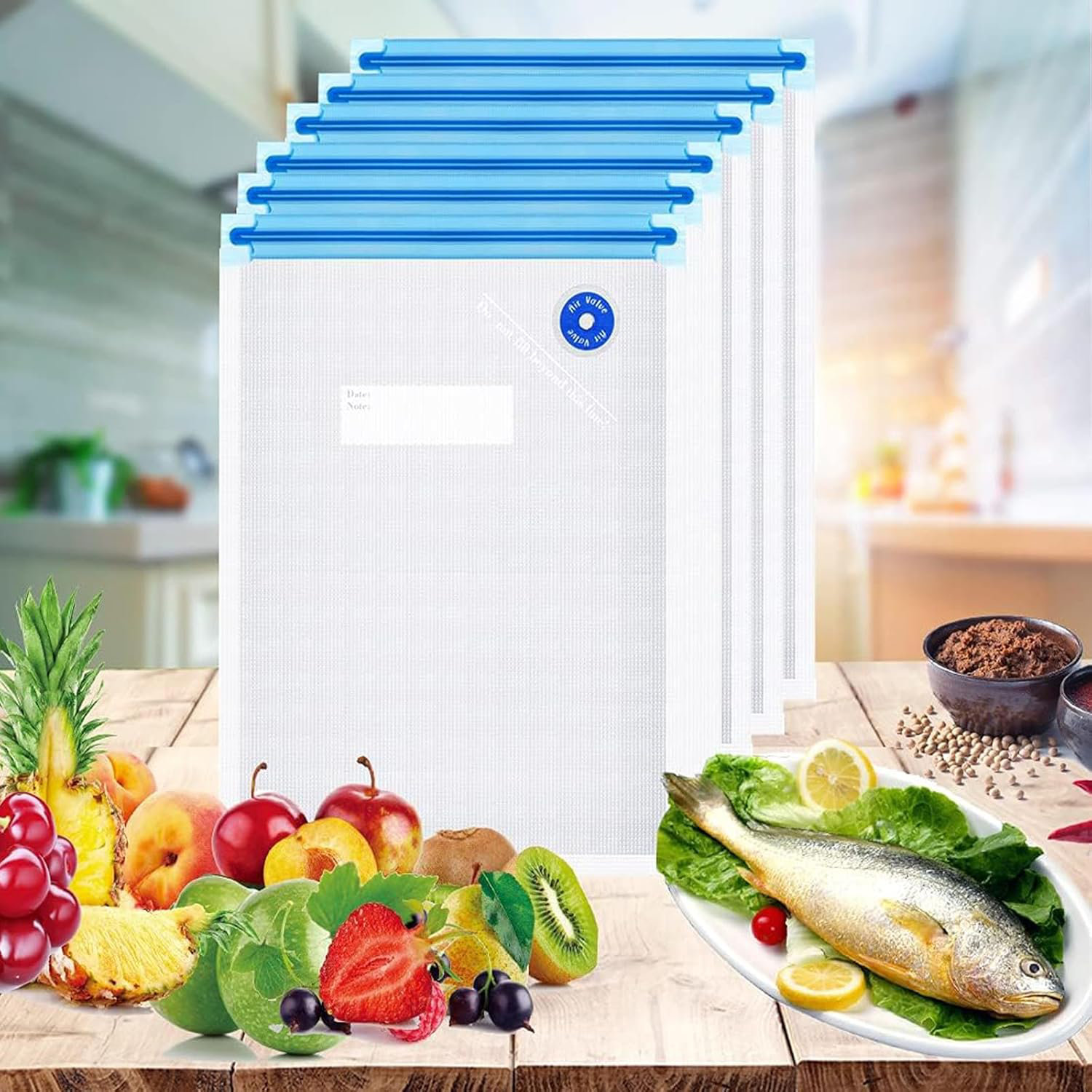 Vacuum Sealer Sous Vide With Stasher Bags Anova Resealable Sous - Main Image