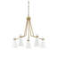 Lustre classique à 5 lumières-165955318