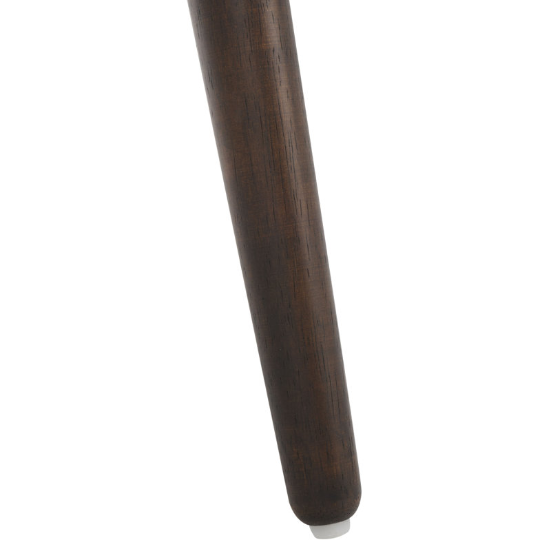 Rolde 17.7'' H Solid Wood Side Chair, Dark Walnut