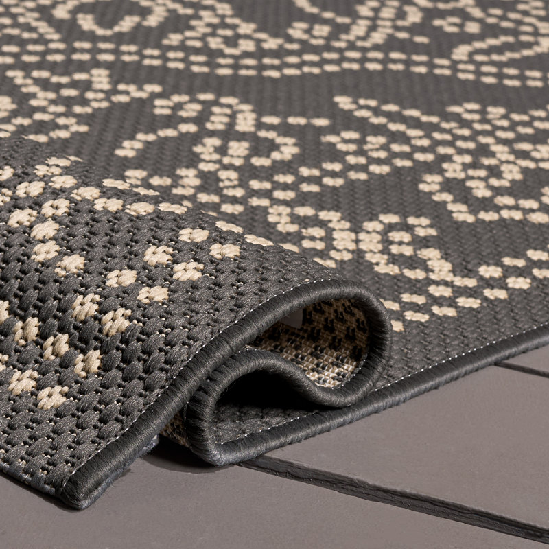 Danieljohn Performance Geometric Indoor/Outdoor Area Rug, Rectangle 5'3" x 7'7"