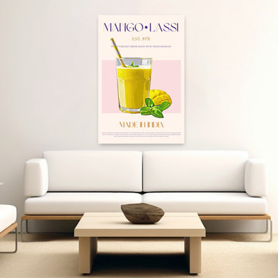 Art mural rafraîchissant «Mango Lassi»