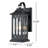Westcliffe Edan 1 Light Outdoor Wall Sconce in Powder Coated Black